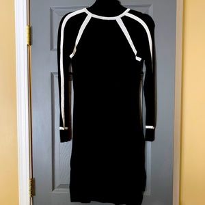 Turtle neck sweater dress